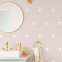 Foto do produto Kit Adesivos de Parede Margaridas Delicadas para Decoração