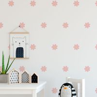 Foto do produto Kit Adesivos de Parede Margaridas Boho - Estampa Exclusiva