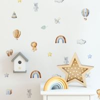 Foto do produto Kit Adesivos de Parede Infantil Meninos Aquarela - Coleção Prime