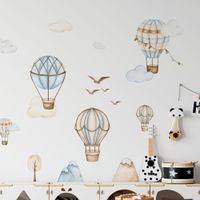 Foto do produto Adesivo de Parede Infantil Balões Mágicos Aquarela Colorido