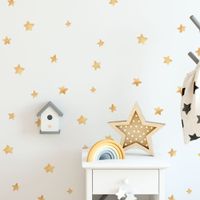 Foto do produto Kit Adesivos de Parede Infantil Estrelas Aquarela Mágicas