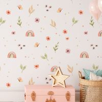 Foto do produto Kit Adesivos de Parede Infantil Boho Chic Estilo Aquarela
