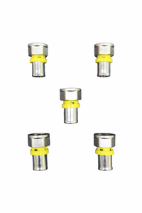 Foto do produto Pex Gás Conector Fêmea 20mmx1/2 Kit 5 unidades