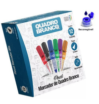 Foto do produto Caixa Pincel Marcador De Quadro Branco Recarregável MQBX  Com 12 Unidades