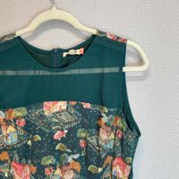 Foto do produto VESTIDO VERDE ESTAMPADO ANTIX DESAPEGO