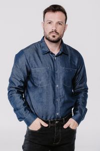 Foto do produto Camisa Manga Longa Jeans