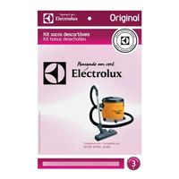 Foto do produto Kit 3 unid. saco aspirador Electrolux GT22P SIPRO Z3300 Tornado - A09194701 70035016