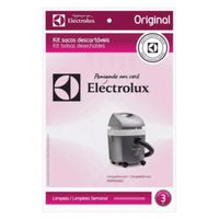 Foto do produto Kit 3 unid. saco descartável aspirador Electrolux Hidrovac - 70035082