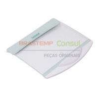 Foto do produto Tampa Lavadora Brastemp Consul CWE06 CWL08 - Mesma 326060911 326044244