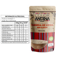 Farinha de Aveia Color Andina 150g - 2 pacotes 