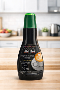 Adoçante Stévia Líquido Color Andina 30ml - 100% Natural - 2 Potes
