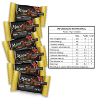 Maca Bite Black Choco - 6 Unidades