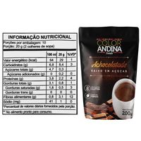 ACHOCOLATADO DIET BAIXO EM AÇÚCAR  200g - VEGANO - CACAU 100% PURO