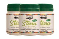 Adoçante Stévia 20g - New - 3 Unidades