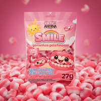 Smile - Bala de Gelatina Zero Açúcar - 27g