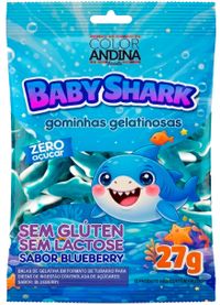 Baby shark - Bala de Gelatina Zero Açúcar - 27g