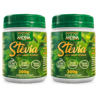 Adoçante Stévia Cristal 100g - 2 unidades