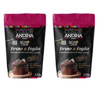 Adoçante Stévia Culinário - Forno E Fogão 320g - 2 Potes 