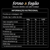 Adoçante Stévia Culinário - Forno E Fogão 320g - 3 Potes 