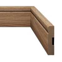 Foto do produto Rodapé Estilo 7cm Amadeirado Eucafloor Padrão 10 Barra com 2,40ML de MDF
