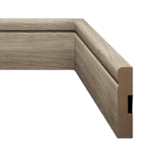 Foto do produto Rodapé Estilo 7cm Amadeirado Eucafloor Padrão 18 Barra com 2,40ML de MDF