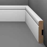 Foto do produto Rodapé Estilo Branco 7cm Barra MAX 2,40 m MDF Estilo Eucafloor