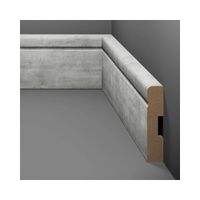 Foto do produto Rodapé Estilo 7cm Amadeirado Eucafloor Padrão 21 Barra com 2,40ML de MDF