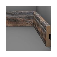 Foto do produto Rodapé Estilo 7cm Amadeirado Eucafloor Padrão 19 Barra com 2,40ML de MDF