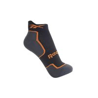 Foto do produto Meia Reebok Perfomance Invisível Feminina 35/38 Preto+Laranja