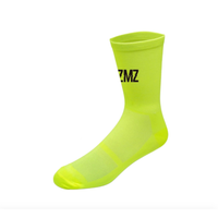 Foto do produto Meia ZMZ Performance Cano Médio Unissex  35/43 Amarela Neon