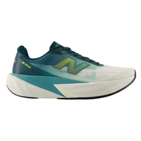 Foto do produto Tênis New Balance FuelCell Rebel V5 Masculino Branco + Verde