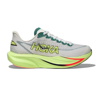 Foto do produto Tênis Hoka Mach 7 Feminino Cinza + Verde Limão