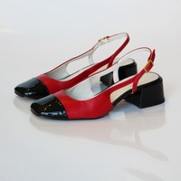 SLINGBACK CRISTÓFOLI ELIS VERMELHO