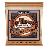 Foto do produto Encordoamento 10-50 Violão Ernie Ball Earthwood Bronze