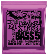Foto do produto Encordoamento 50-135 Baixo Ernie Ball Power Slinky 5 Cordas