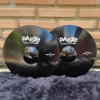 Foto do produto Prato 14 Paiste Color Sound 900 Black Heavy Hats Usado