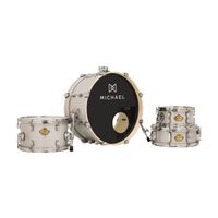 Foto do produto Bateria 20 Michael Legacy Slim Sparkle Silver Sem Ferragens