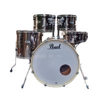 Foto do produto Bateria 22 Pearl Export Smokey Chrome Sem Ferragens