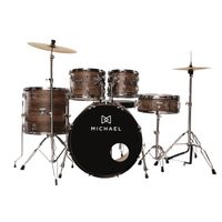 Foto do produto Bateria 22 Michael Trinity Matte Oaky com Ferragens