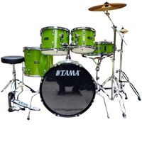 Foto do produto Bateria 20 TAMA Stagestar Lime Green Sparkle com Ferragens
