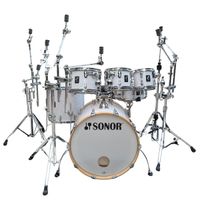 Foto do produto Bateria 22 Sonor AQ2 Stage Maple White Marine Pearl com Ferragens