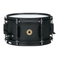 Foto do produto Caixa 10x5,5 TAMA Metalworks Matte Black Aço