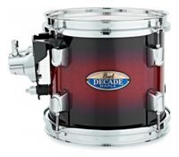 Foto do produto Tom 08x7 Pearl Decade Maple Deep Red Burst Holder e Clamp