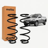 Foto do produto Par Mola Dianteira Chevrolet Montana 1.8 2004 A 2010 Cofap