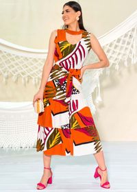 VESTIDO MIDI  117NAVAR