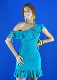 VESTIDO CURTO005FLORC