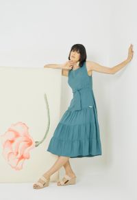 VESTIDO MIDI 011FLORE