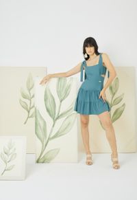 VESTIDO CURTO 021FLORE