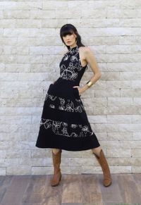 VESTIDO MIDI 018LANCA