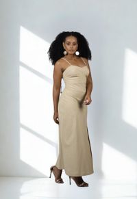 VESTIDO LONGO 001NATUR